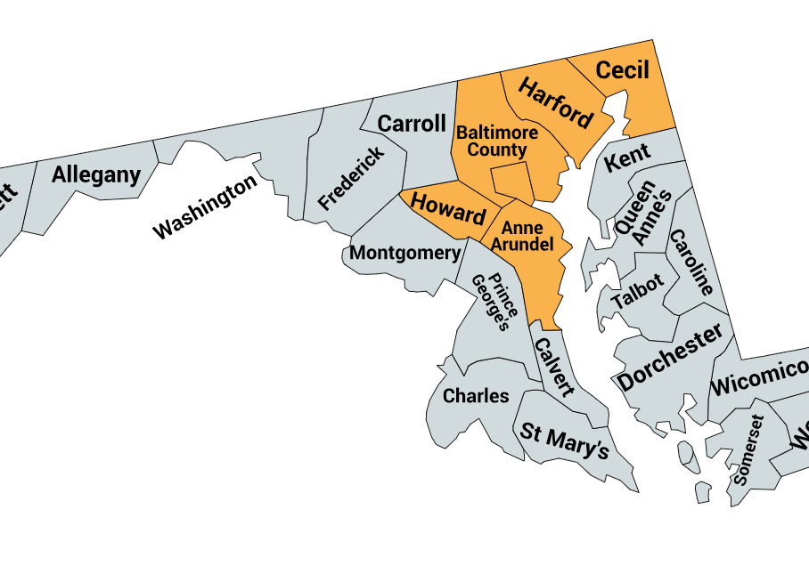 Maryland Map