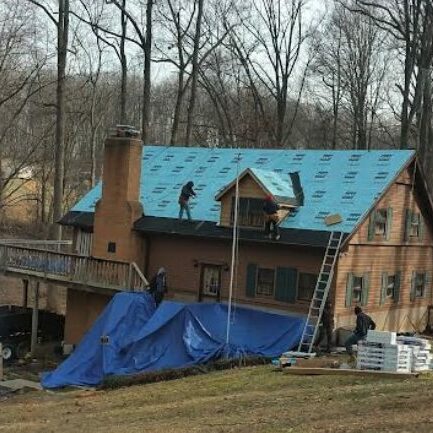 Roof being replaced in Bel Air MD