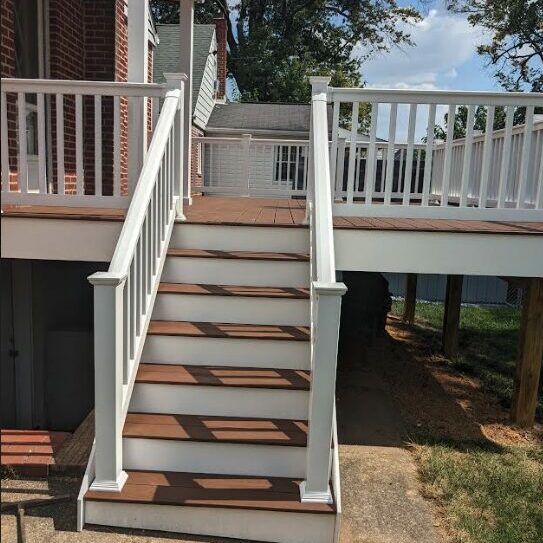 Deck Steps Construction