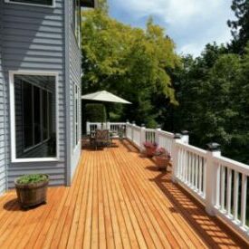 New deck built by WS Contractors